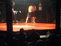 Trumans cage fight at the Champions of the Cage.