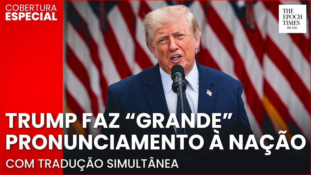 🔴 AGORA: Trump faz pronunciamento à nação | Tradução simultânea | Cobertura especial