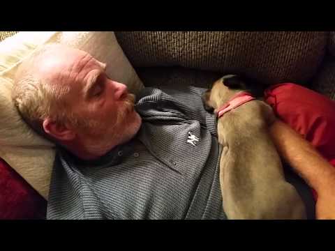 Daddy Playing with one of the little baby girls