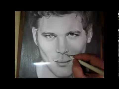 how to draw klaus from vampire diaries
