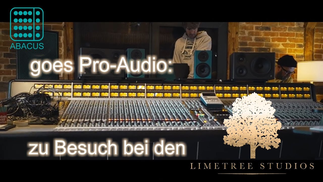 ABACUS Pro-Audio in den Limetree Studios - Erste Eindrücke von Tom und Sören