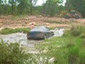 mud bogging in a neon