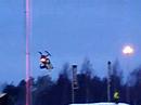 Niklas Blind gör en backflip på Umeå Big Air 2008