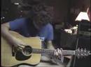 ace and his guitar jam it up in the basement.

it inspires me to write songs.