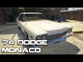 1974 Dodge Monaco 2.0 BETA para GTA 5 vídeo 4