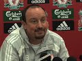Liverpool FC boss Rafa Benitez on his side\