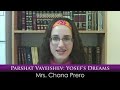 Parshat Vayeishev: Yosef's Dreams