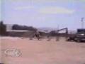Motor cycle jump gone bad