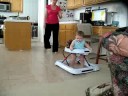 Lucy in her walker