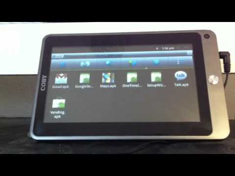 How install android market on coby Kyros 7022