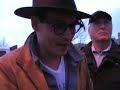 Johnny Depp in Oshkosh Wisconsin filming Public Enemies
