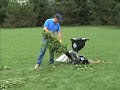 Electric Wood Chipper Leaf Shredder Chipping Maple Branches