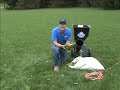 Electric Wood Chipper Leaf Shredder Chipping Maple Branches