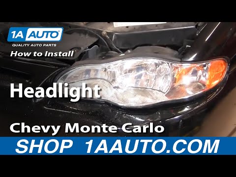 How To Install Replace Headlight Chevy Monte Carlo 00-05 1AAuto.com