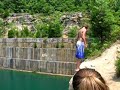 Bedford Indiana quarry dive backflip