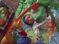 Mason on his gym mat 8-19-08