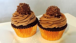 Cupcakes Nutella-Ferrero Rocher