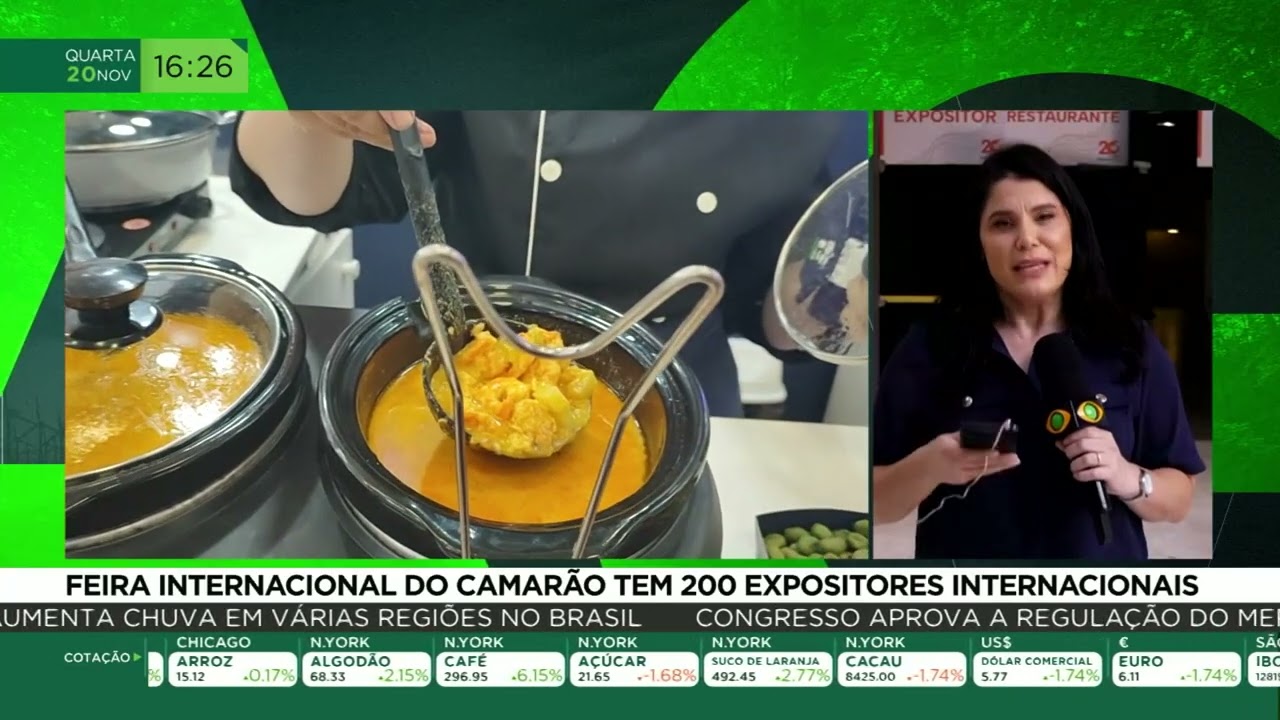 Feira Nacional do Camarão tem 200 expositores internacionais