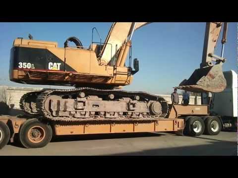 EXCAVADORA CAT - uploading caterpillar 350 heavy machine big cat.