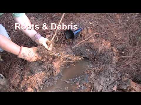 how to unclog a curtain drain