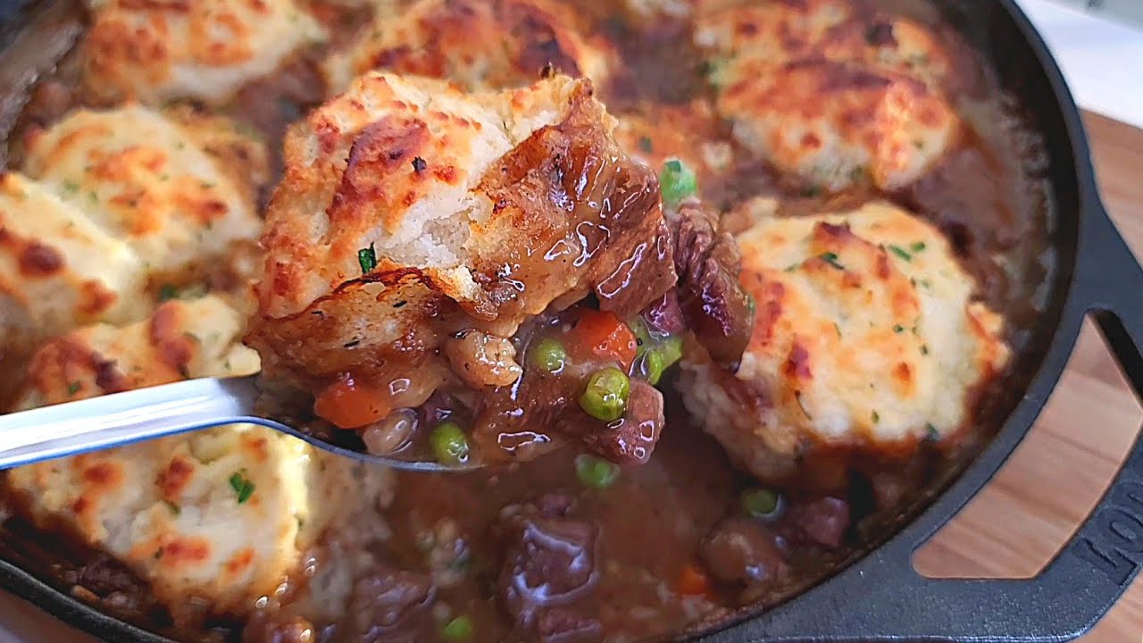 Beef Pot Pie Recipe One Pan Dinner cooking Easy Instant Pot Recipes