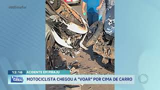 Acidente em Piraju: motociclista chegou a 