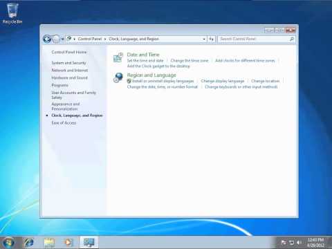 bosnia (region) - how to change windows 7 Region and Language format to Bosnian (Cyrilic, Bosnia and Herzegovina)