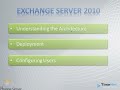 How to Install Exchange 2010-Part1-Understanding the Architecture. TimeNet CpocLab Training Videos