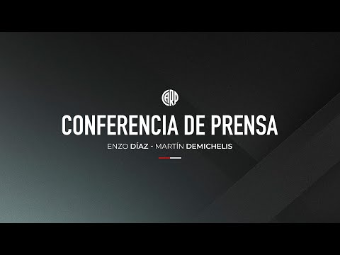 Enzo Díaz y Martín Demichelis | Conferencia de prensa | EN VIVO