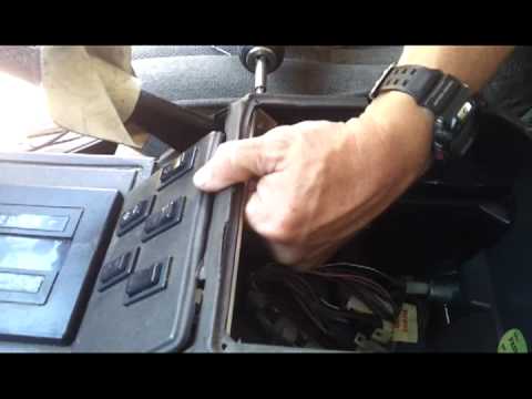 Fixing a classic range rover center console
