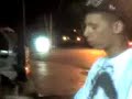 El poeta callejero improvisando