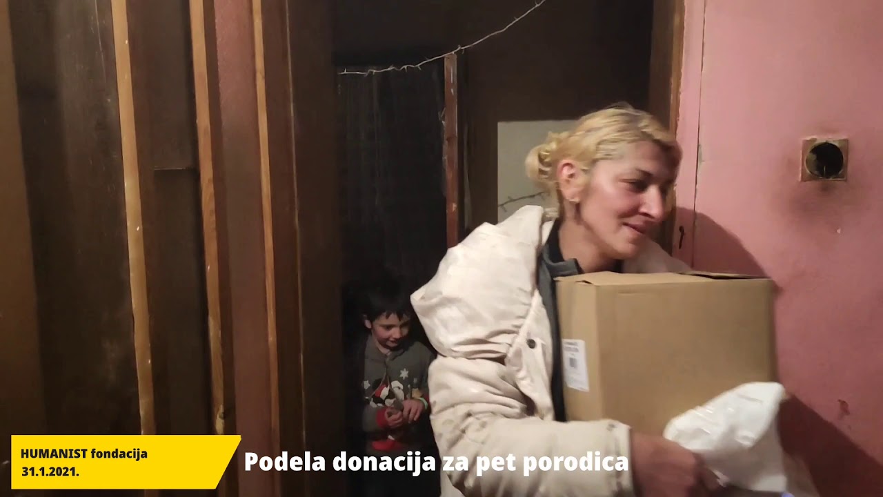 Humanist fondacija podelila donacije za pet porodica. 31.2.2021