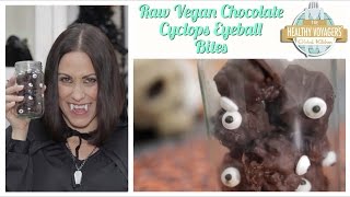 Vegan Raw Chocolate Cyclops Halloween Eyeballs Recipe