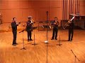 Quatuor de Trombones Anémos : études à 4 André Lafosse