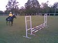 Amy jumping/