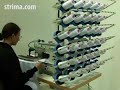 Pleating with multi-needle machine