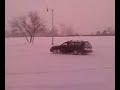 Parking Lot Sledding 1