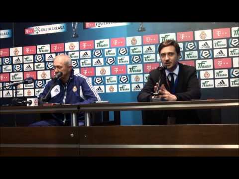 Trenerzy Urban i Smuda po meczu z Wisła - Legia