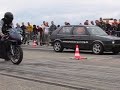 VR6 Bi-Turbo Golf 2 vs. Motorrad 1200ccm