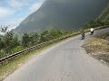 Scooters on road near Tram Ton pass