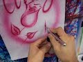 Airbrushing practice session, testing my hat cam out...