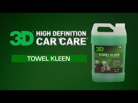 3D Towel Kleen Microfiber Detergent 64oz – Detailing Connect