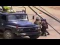 Soldiers Shooting & Beating Monks
