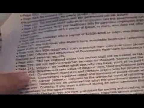 What's really in Obama care ? Obama's Health Care Reform Bill