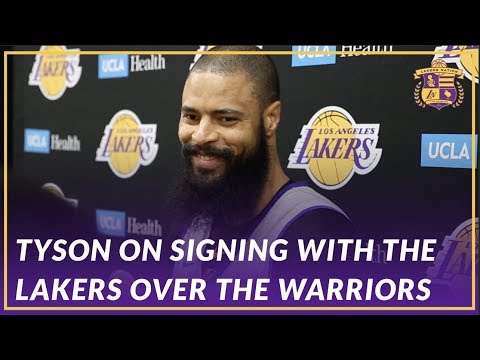 Video: Lakers Interview: Tyson Chandler on Choosing The Lakers Over the Warriors