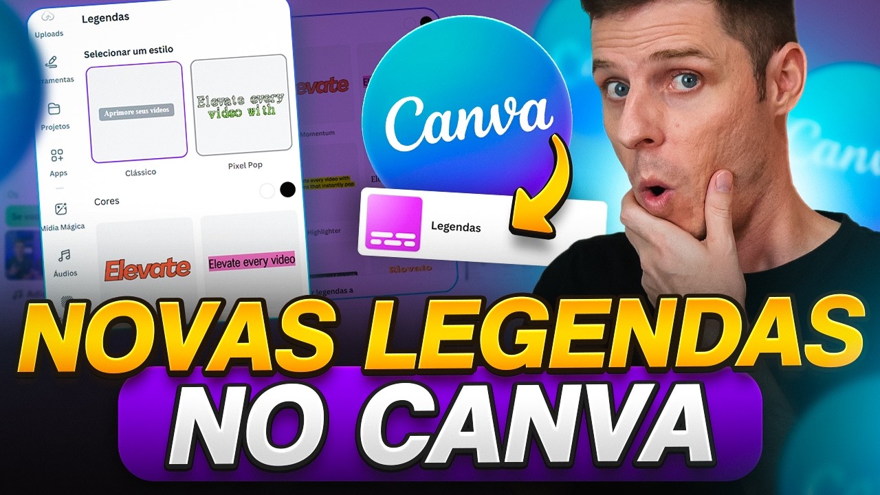 Adeus CapCut? Canva Lançou Legendas Estilizadas para Vídeos (Canva Create 2026)