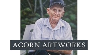 Acorn Artworks - Portrait painting in acrylic