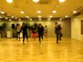 T-ARA::Lovey Dovey シャッフルダンス練習風景