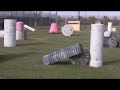 This video is all about creating a fun game for a brand new paintball players, to get them comfortable playing the game! Here is how it works- You give your gun to the new player, and they have to stand in a particular spot, and you setup a target near them (in the video, it was an empty case of paint). Then you take another gun apart, and stash the barrel, gun, barrel sock, pod of paint, & tank at different locations on the field. You run around collecting the parts, and once you assemble a complete gun, try to shoot a target near the new paintball player! Never forget how much fun you had the first time you played paintball, let's share that joy with someone and bring a new player to your field in 2009!
