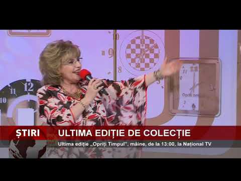 „Opriți Timpul”, ultima ediție de colecție, în 6 septembrie, la Național TV